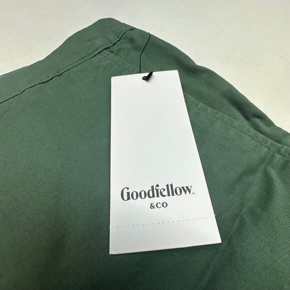 Goodfellow & Co Men’s Green Flat-Front Shorts – Size 38 – New - Picture 5 of 6